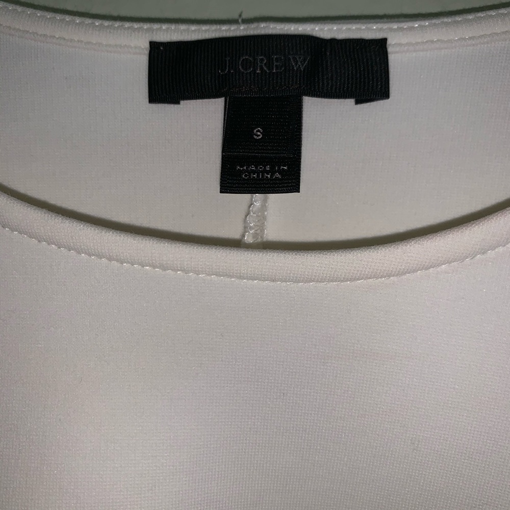 J. Crew Structured Flutter Hem Top - image 4